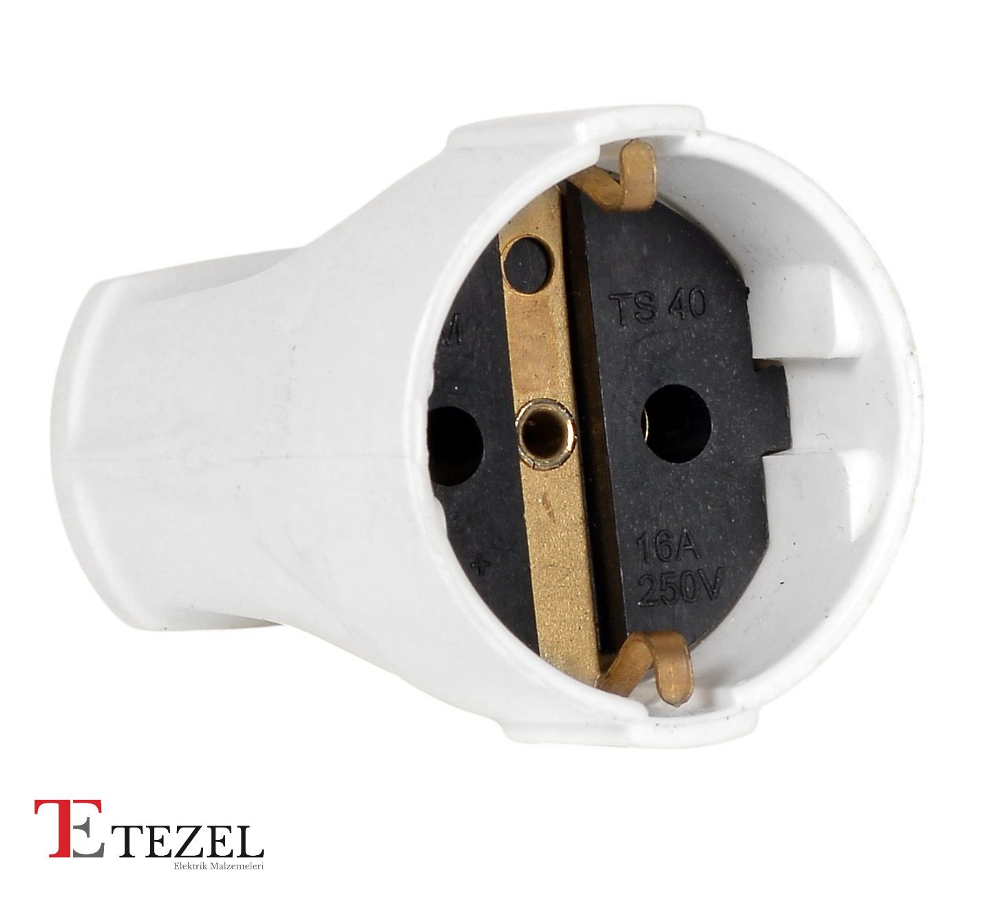 Topraklı Dişi Fiş - Tezel Elektrik